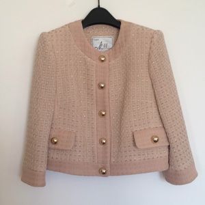 Chanel-style Rose Gold Blazer by Milly